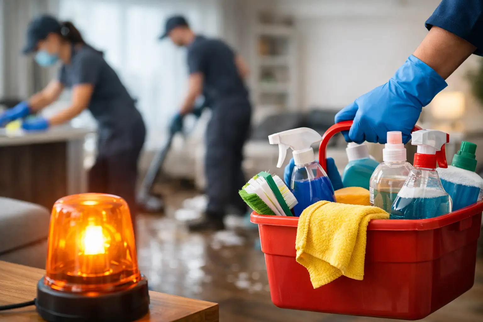 متى تحتاج خدمة تنظيف طارئة 24 ساعة؟