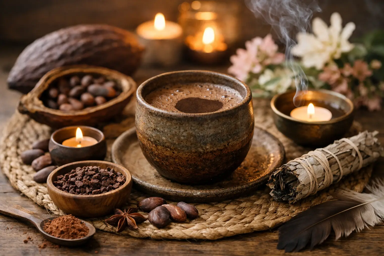 A Guided Cacao Ceremony Guide for Gentle Return