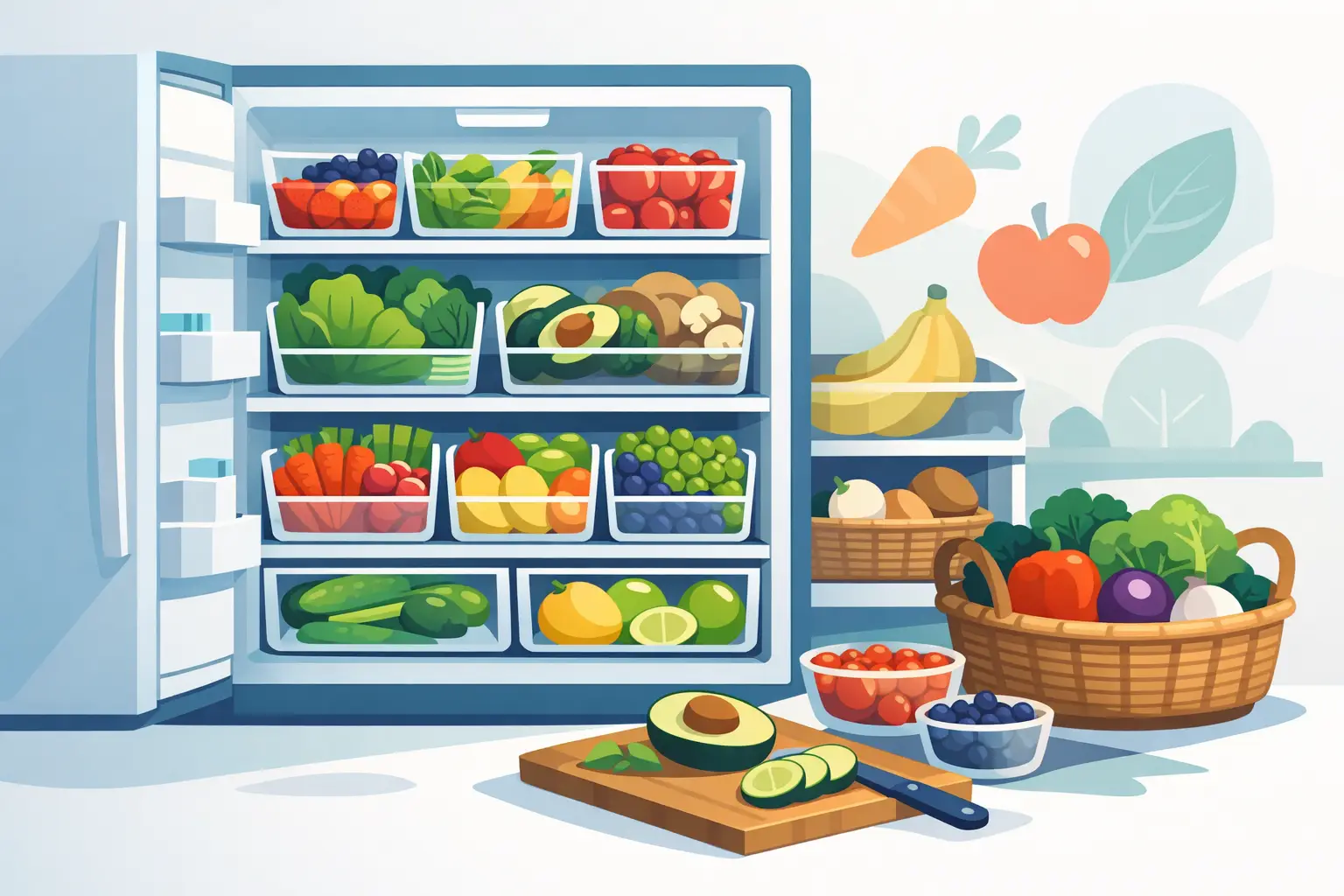 How to Organize Refrigerator Produce Better