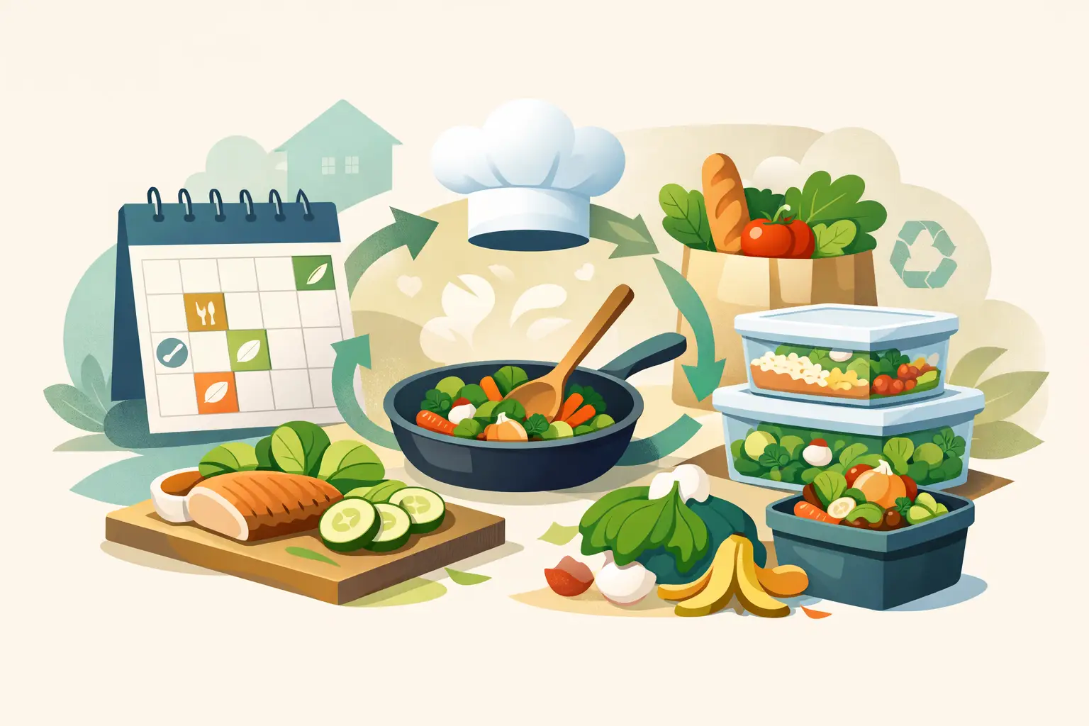 How to Plan Flexible Dinners and Waste Less