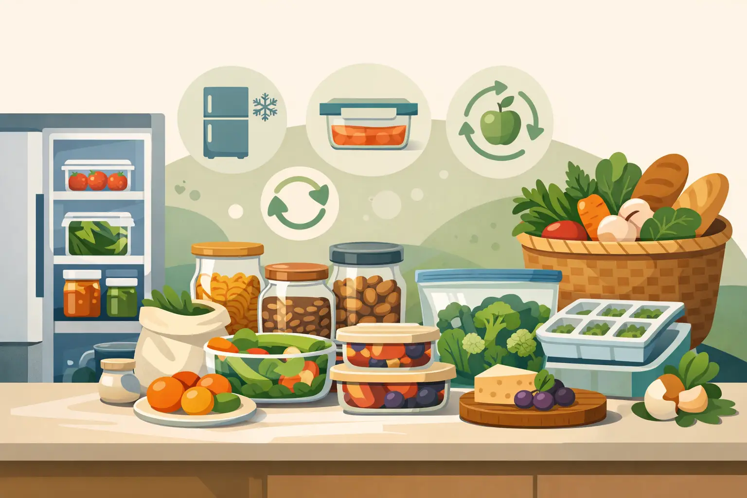 Home Food Storage Guide for Less Food Waste