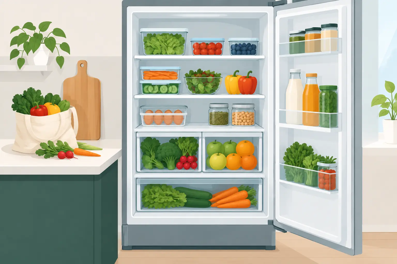 Refrigerator Organization Guide for Less Waste