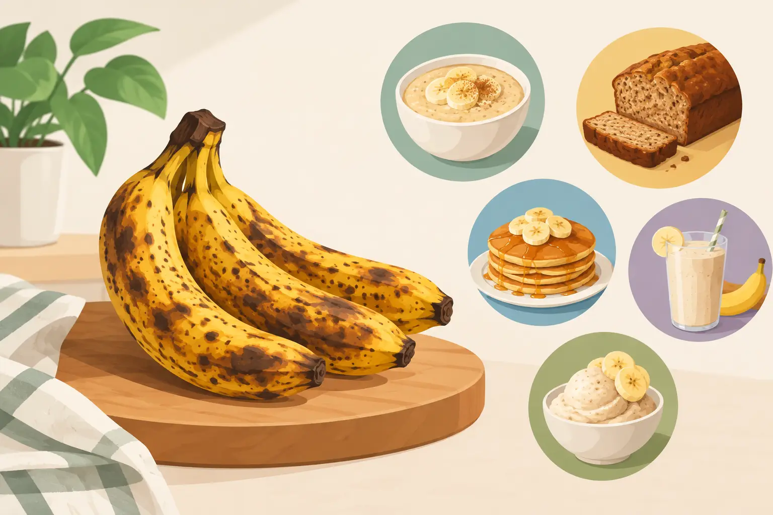 How to Use Overripe Bananas Before They Spoil