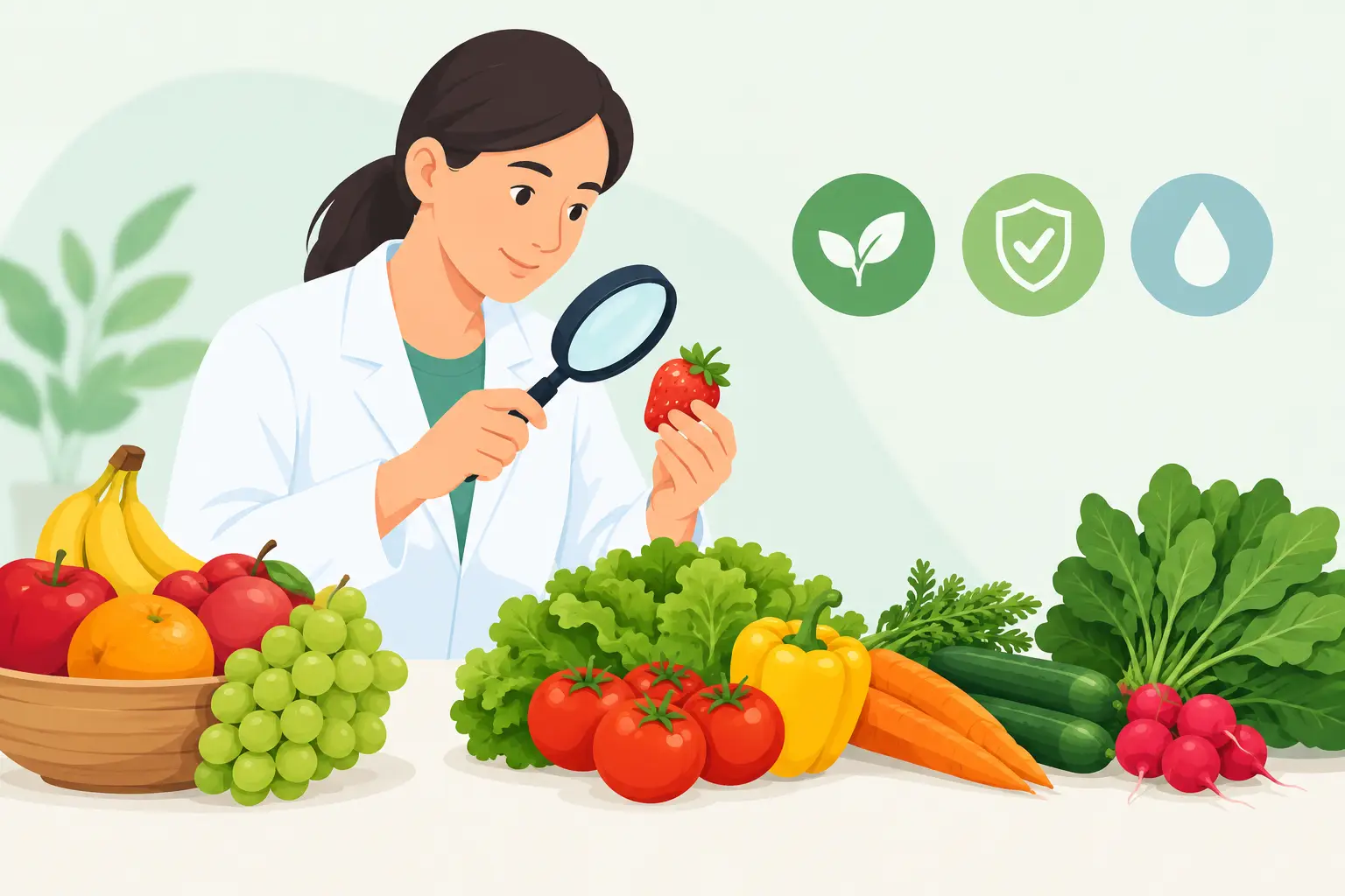Produce Freshness Test for Fruits and Veggies