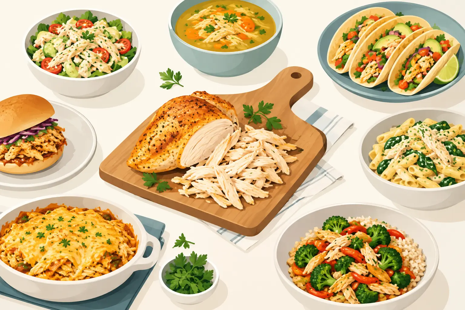 12 Best Recipes for Leftover Chicken Tonight