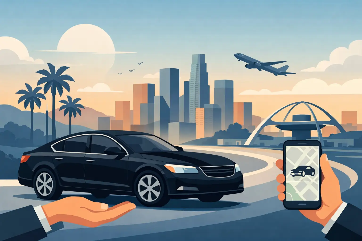 No Surge Fee Car Service for Los Angeles Travel
