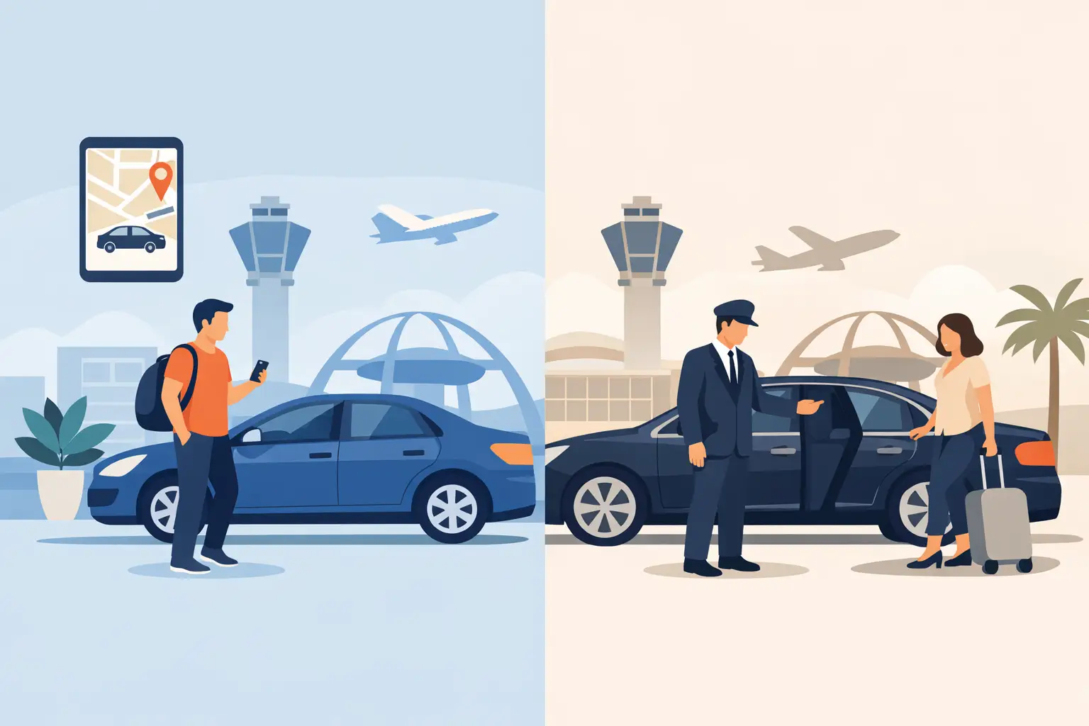 Rideshare Versus Private Driver for LAX Travel