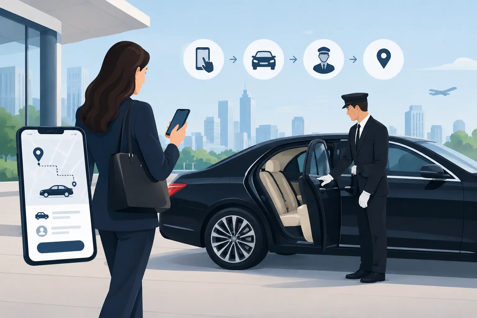 Chauffeur Booking Process for Executive Travel