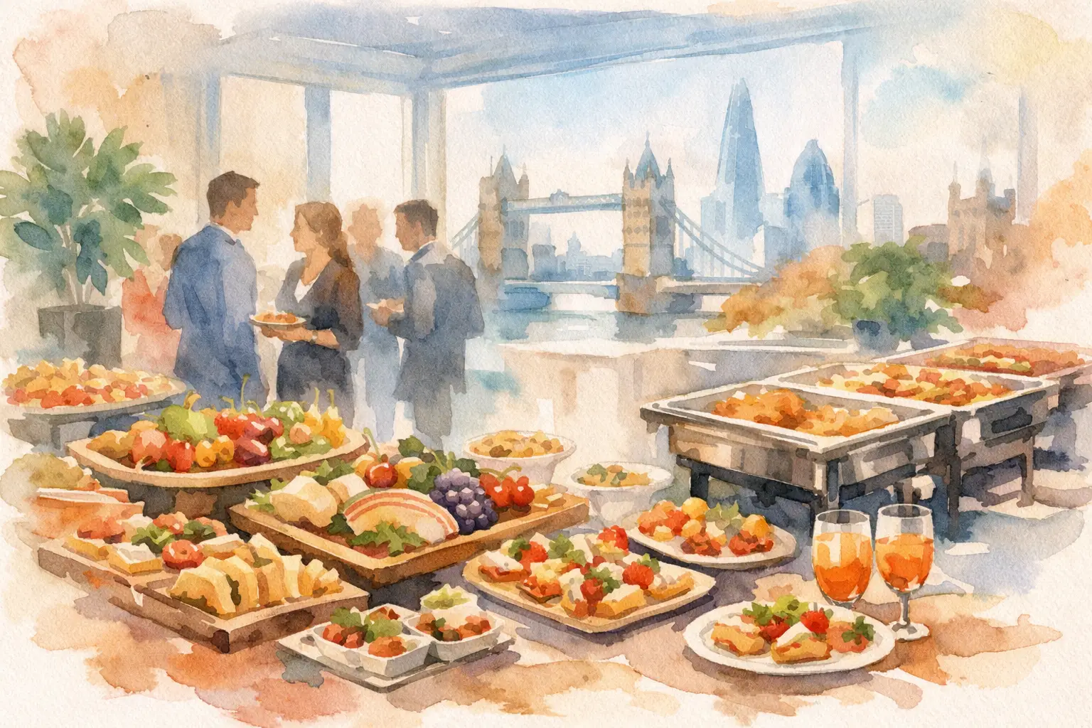 Office Catering London Teams Look Forward To