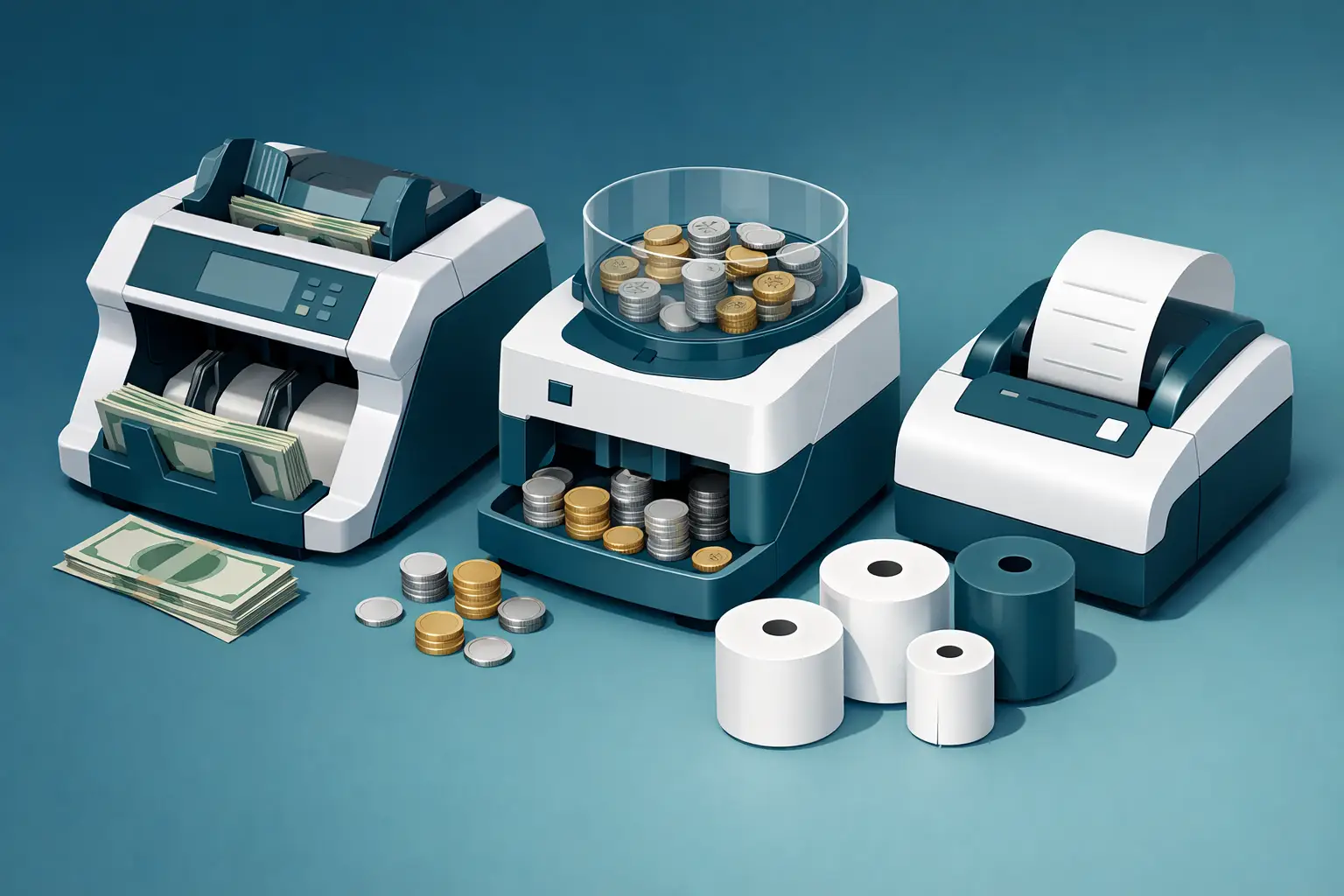 Machine Rolls for Cash Handling That Fit