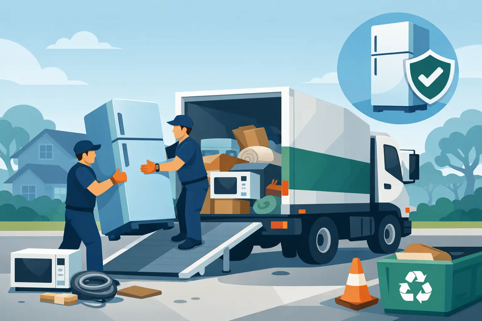 Can Junk Haulers Remove Refrigerators Safely?