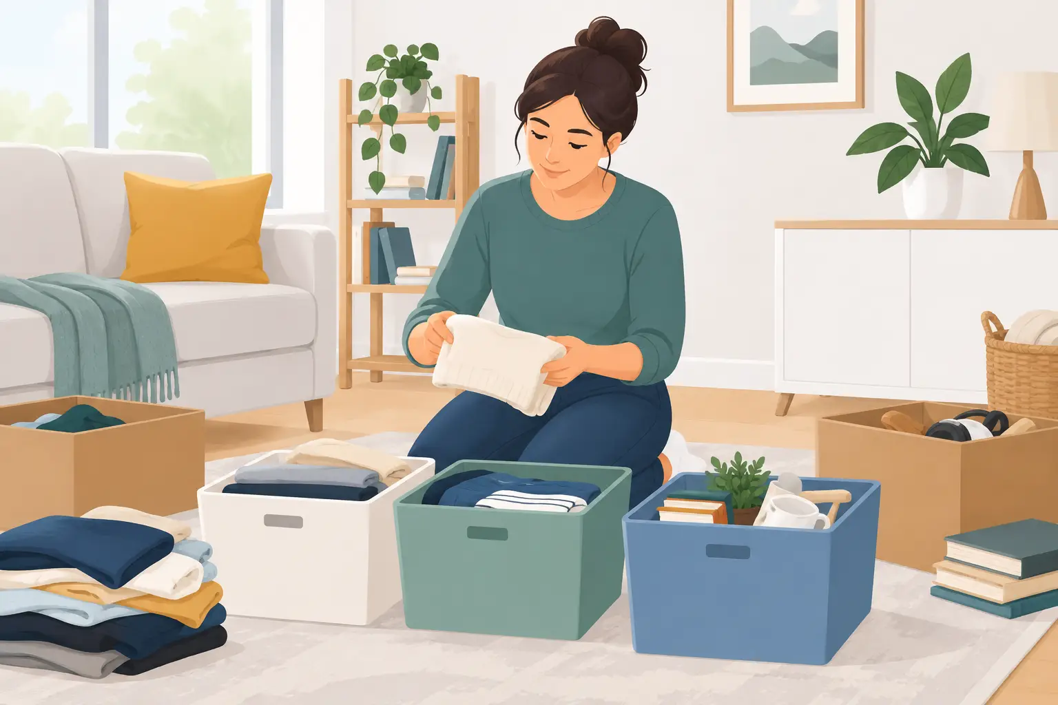 How to Sort Household Clutter Without the Stress