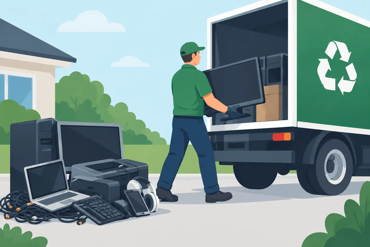 Can Junk Pickup Remove Electronics Safely?