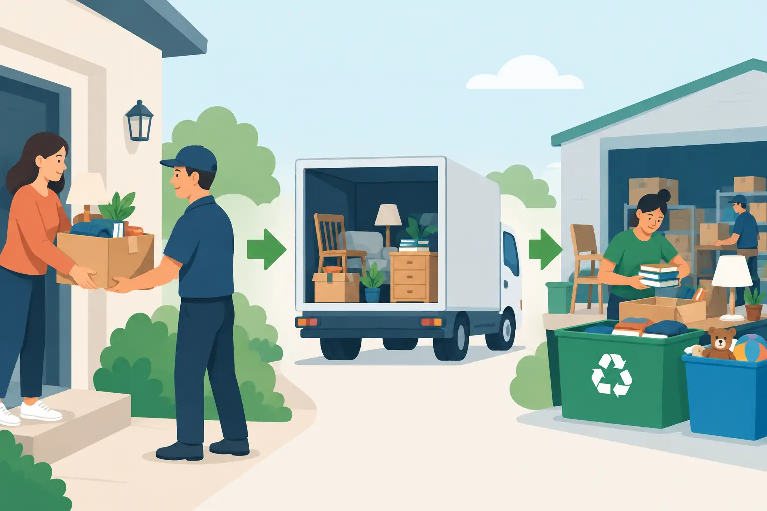 Where Do Donated Junk Items Go After Pickup?