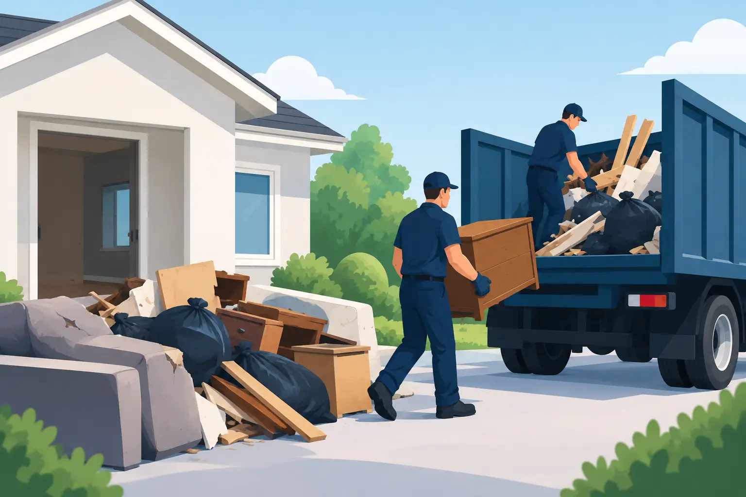 Post Eviction Debris Removal Without Delays