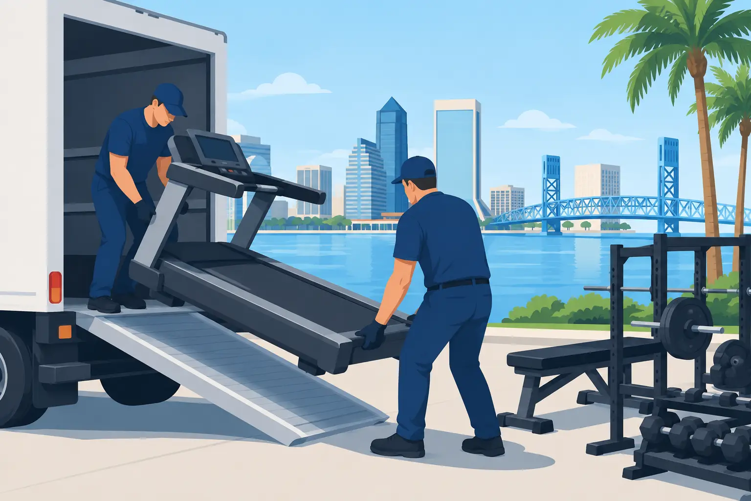 Who Removes Heavy Exercise Equipment in Jacksonville?