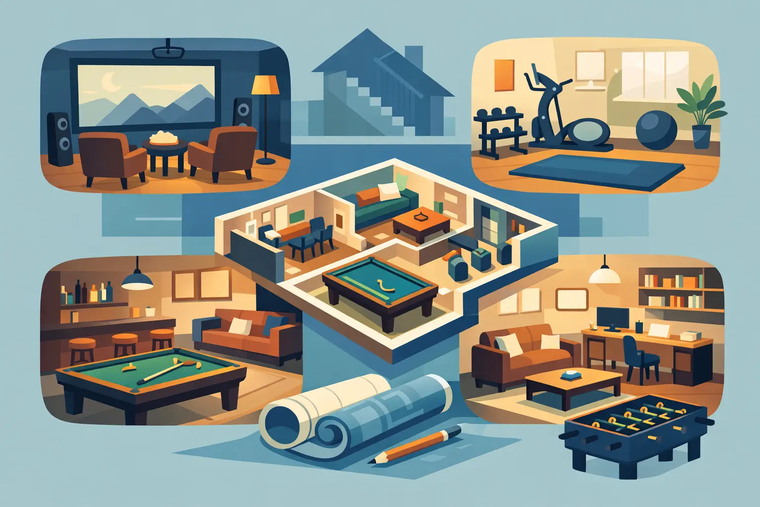10 Best Basement Layout Ideas for Your Home