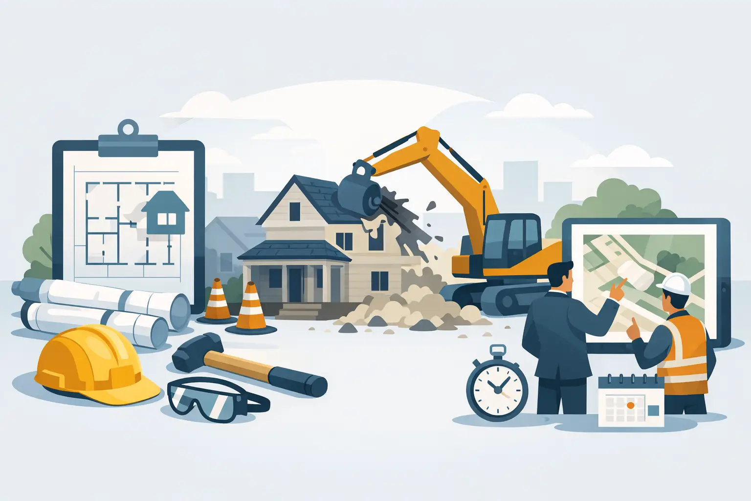 Planning a Home Demolition Before Work Starts