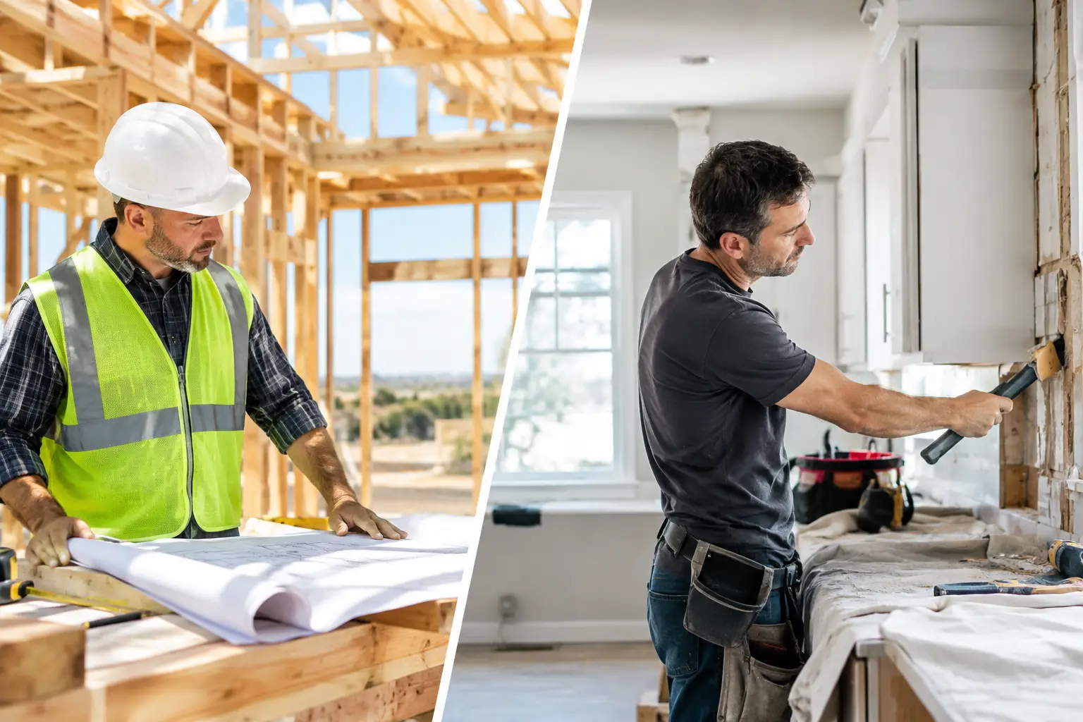Builder Versus Remodeler: Which One Fits?