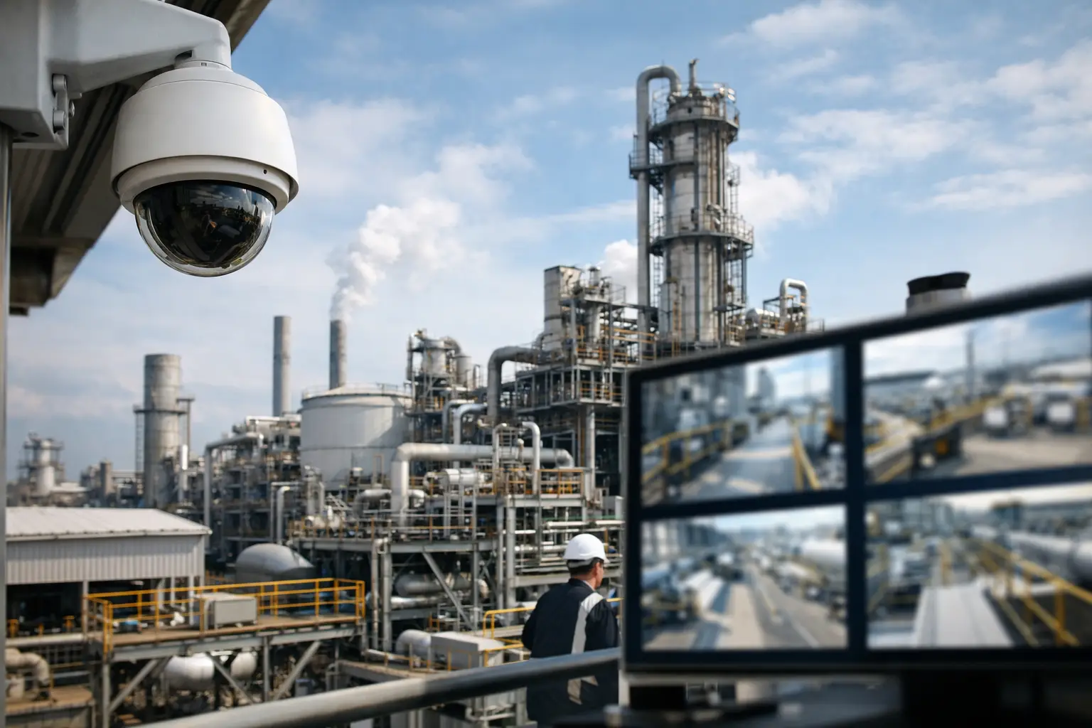 Videovigilancia para plantas industriales