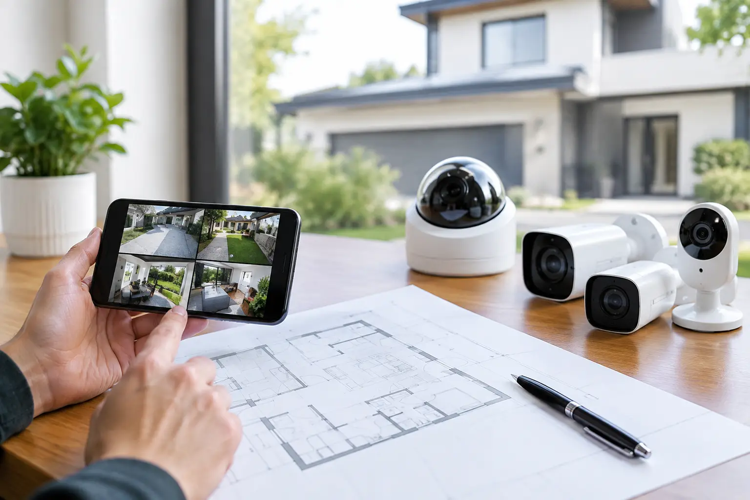 Planificación de videovigilancia residencial