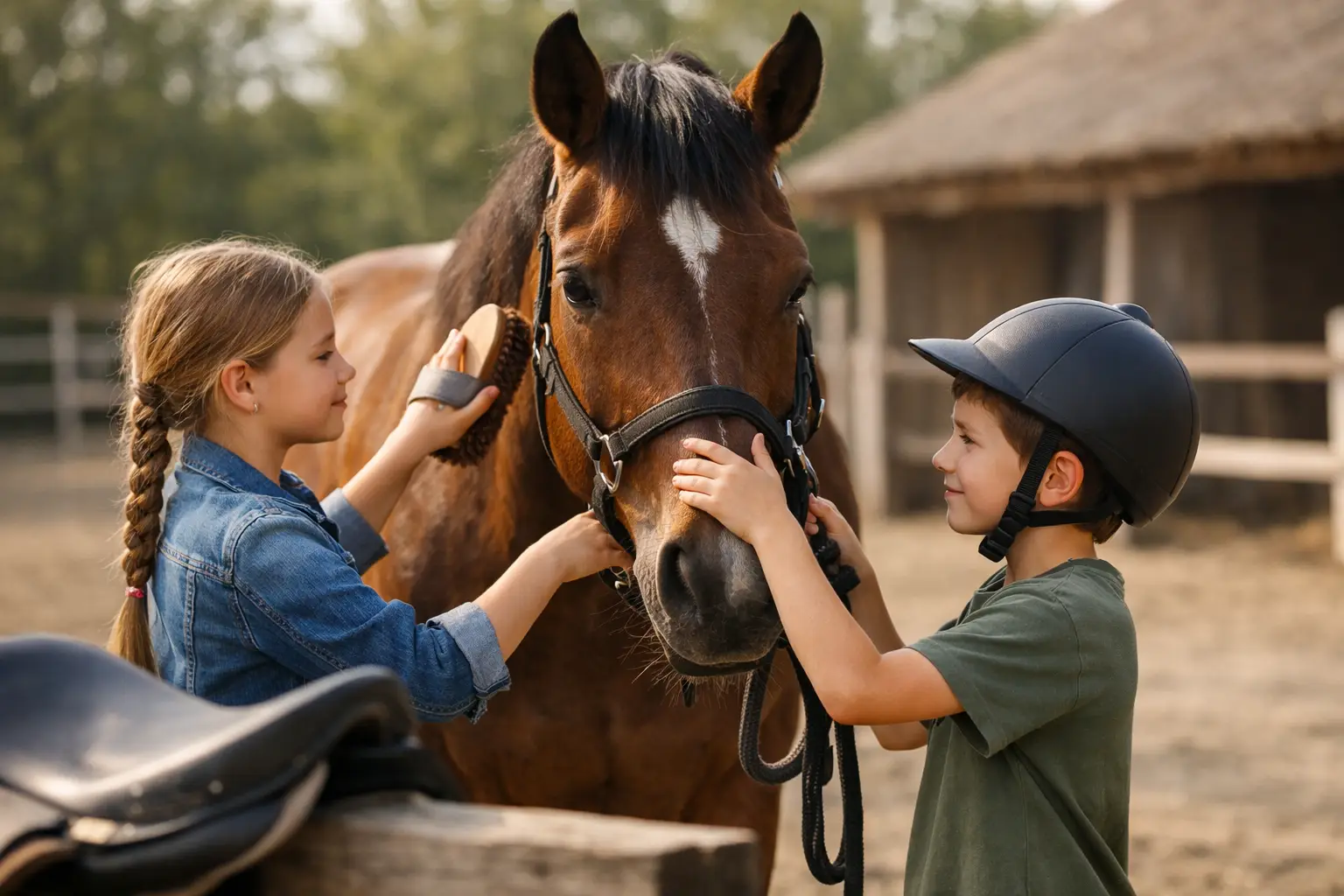How to Teach Horse Responsibility to Kids
