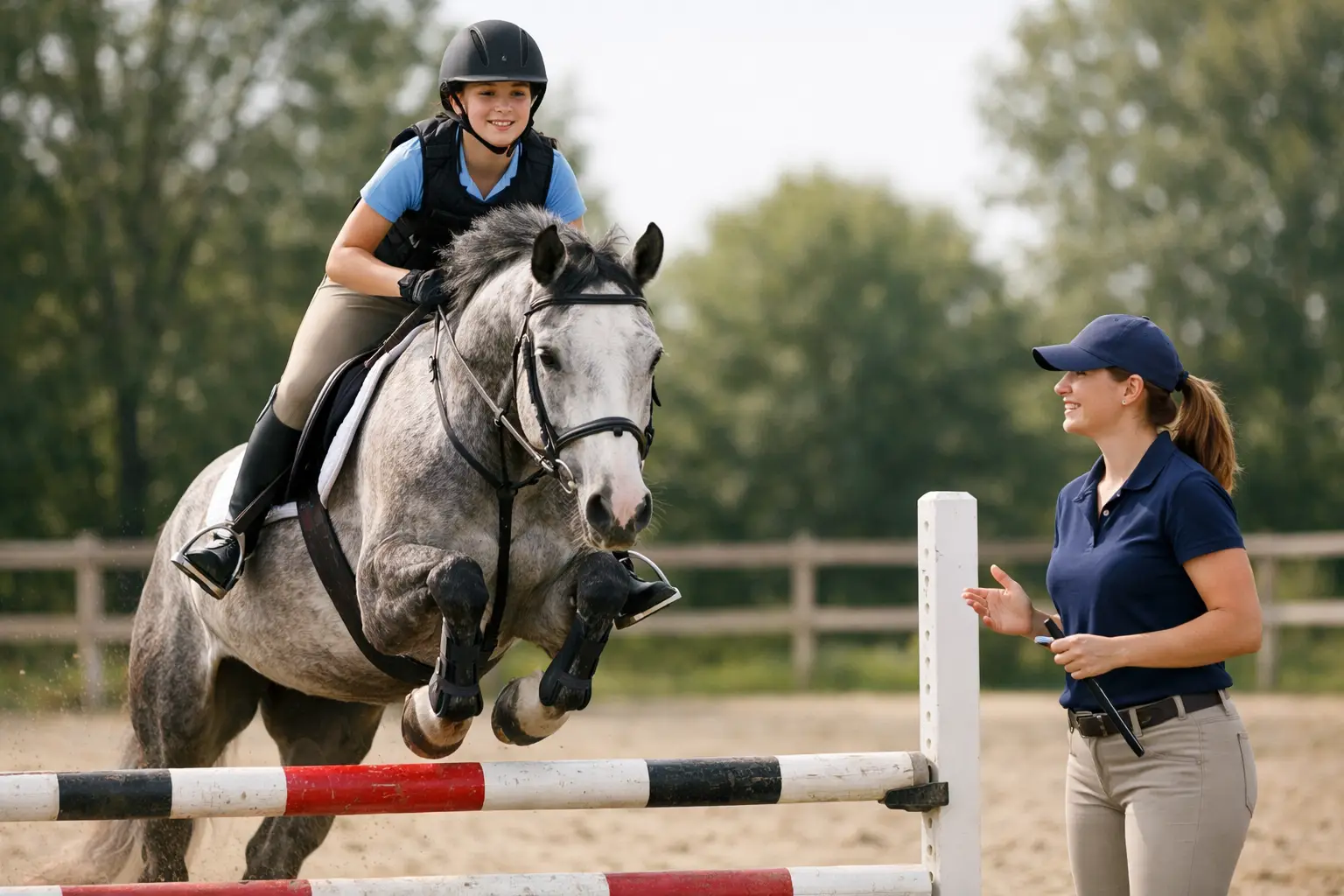 Jumping Instruction for Teen Riders That Builds Confidence
