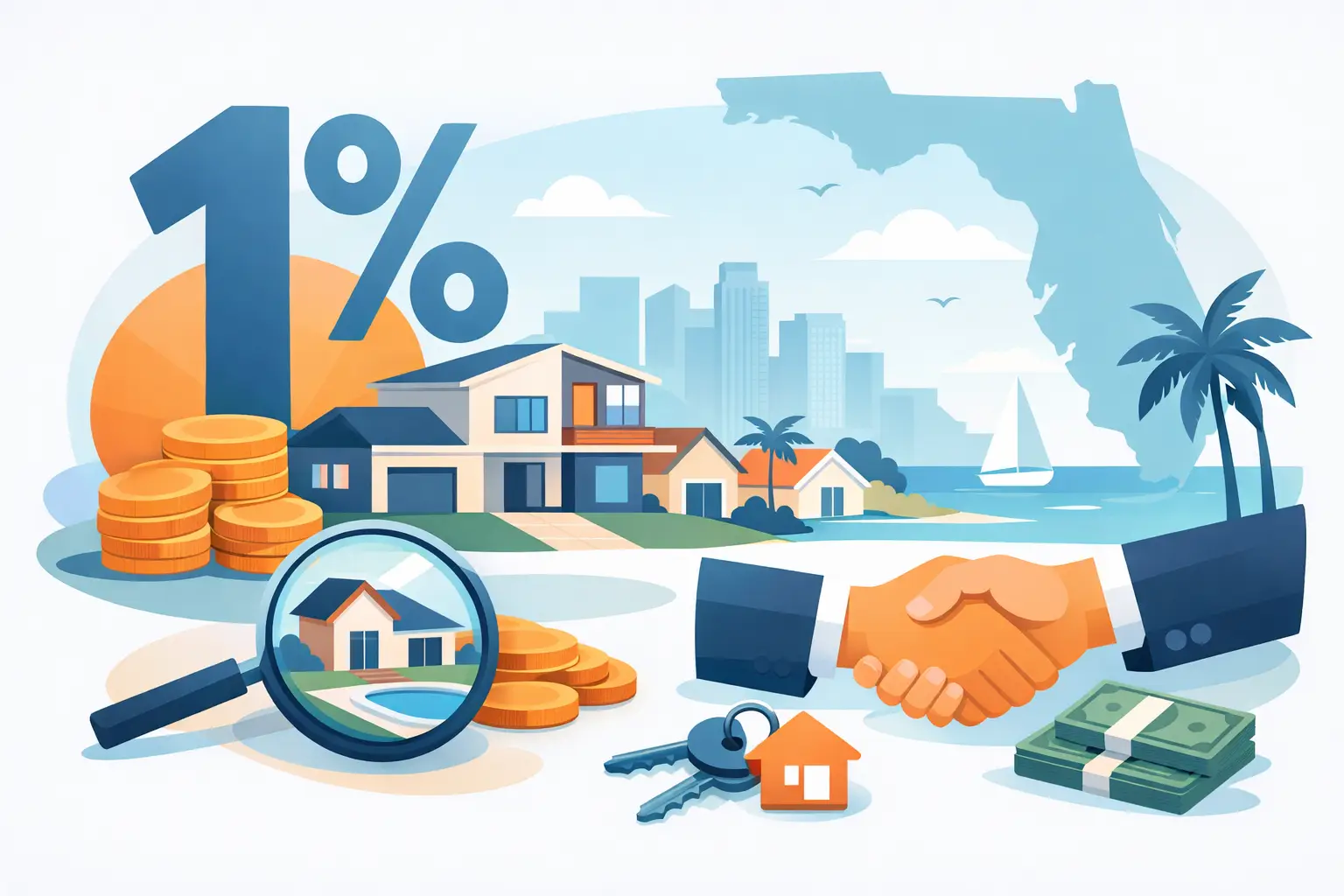 How a 1 Percent Real Estate Commission Works in Florida