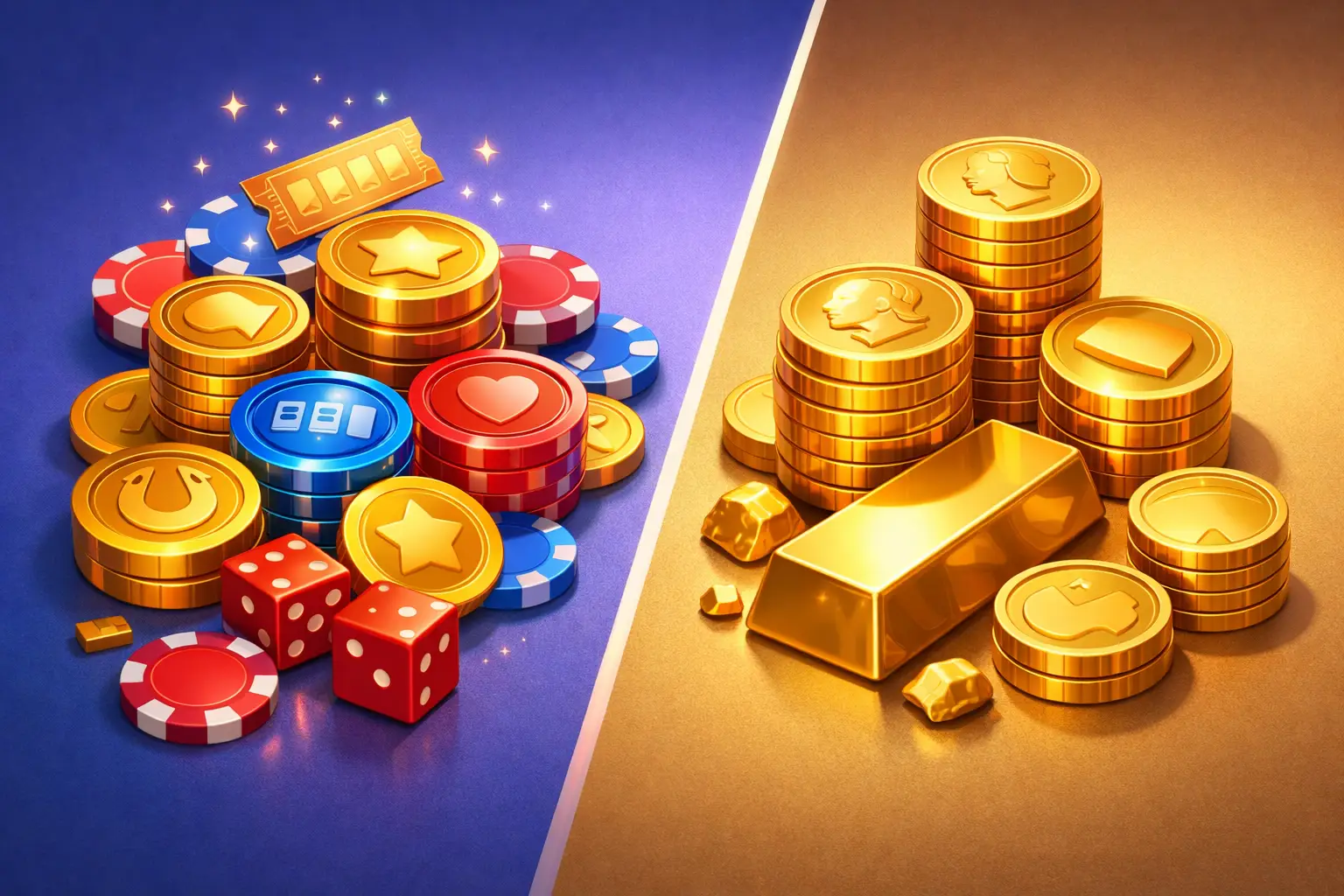 Sweepstakes Coins vs Gold Coins Explained