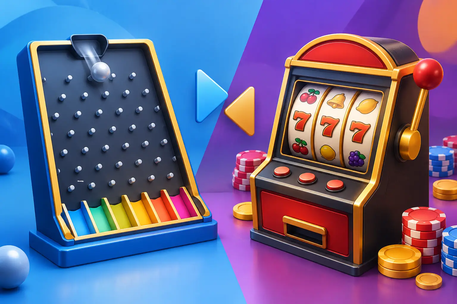 Plinko Versus Slot Games for Your Play Style