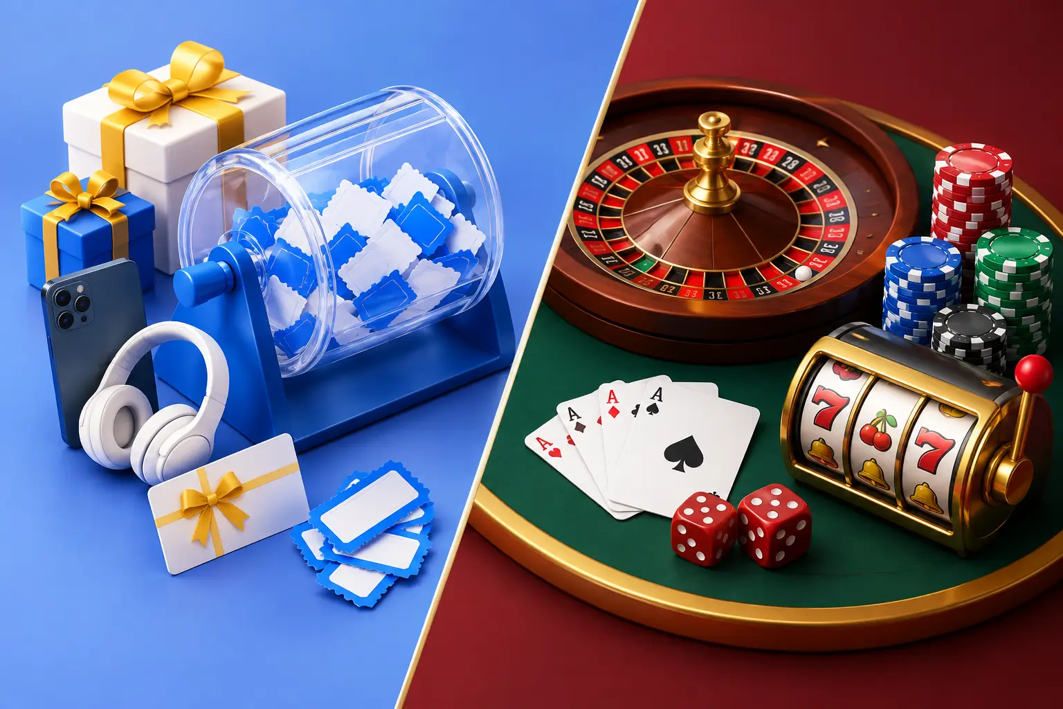 Sweepstakes Games Versus Real Casinos Explained
