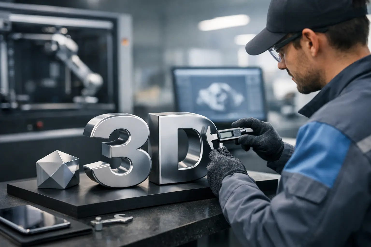 Guia de manutenção preventiva 3D para produção
