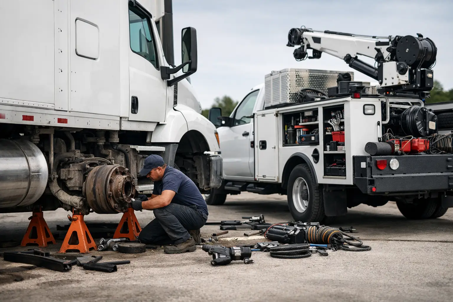 Mobile Truck Suspension Repair When Downtime Hits