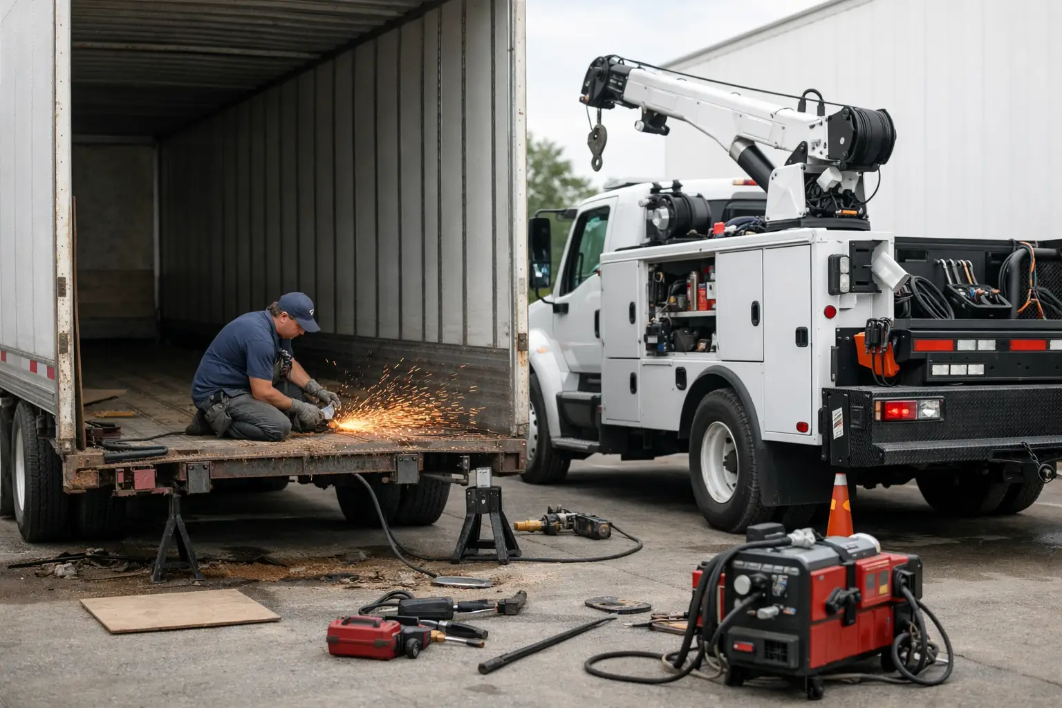 Mobile Trailer Floor Repair When Downtime Hits