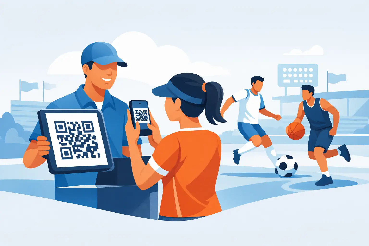 QR Code Sports Event Check-In That Keeps Play Moving