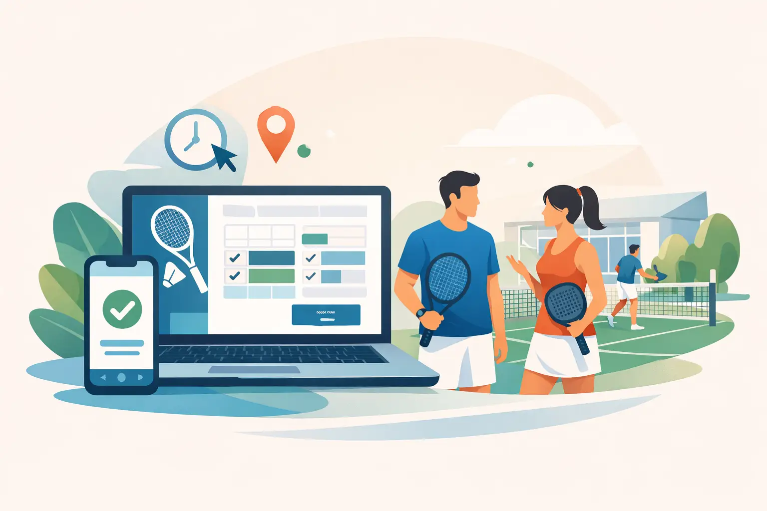 Online Court Reservation System for Better Clubs