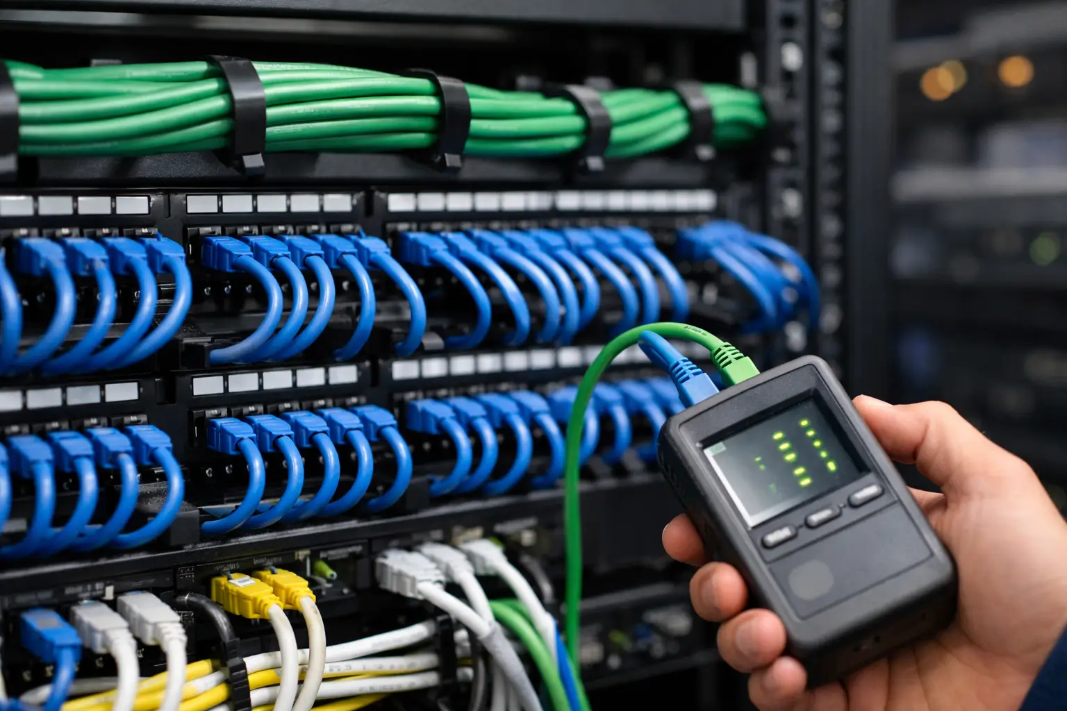 Cableado Panduit certificado y continuidad