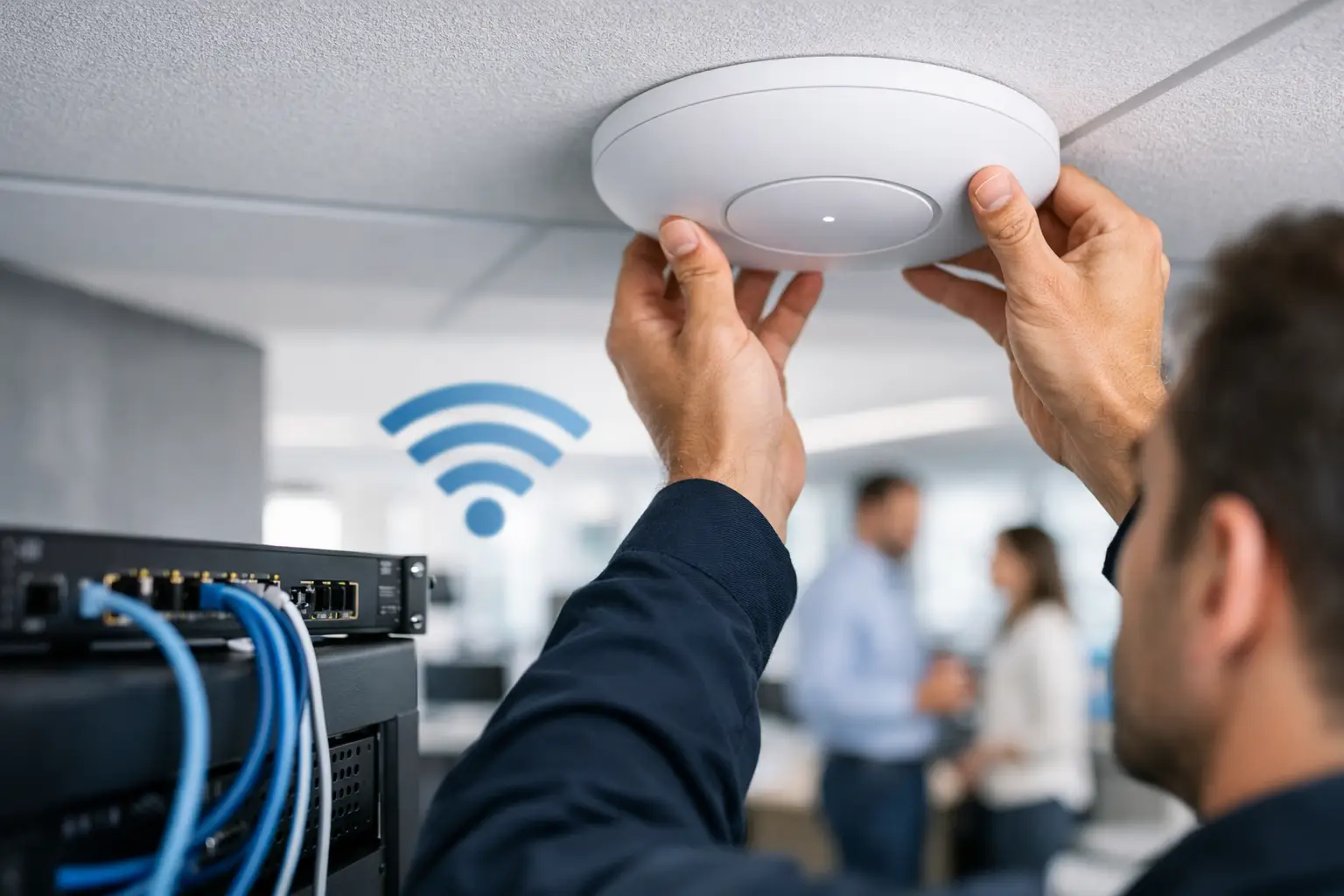 Instalación de access points empresariales