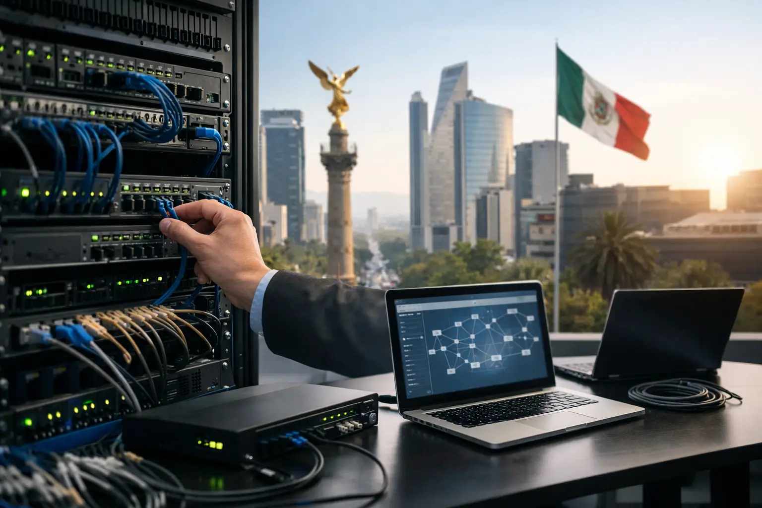 Infraestructura de red empresas México