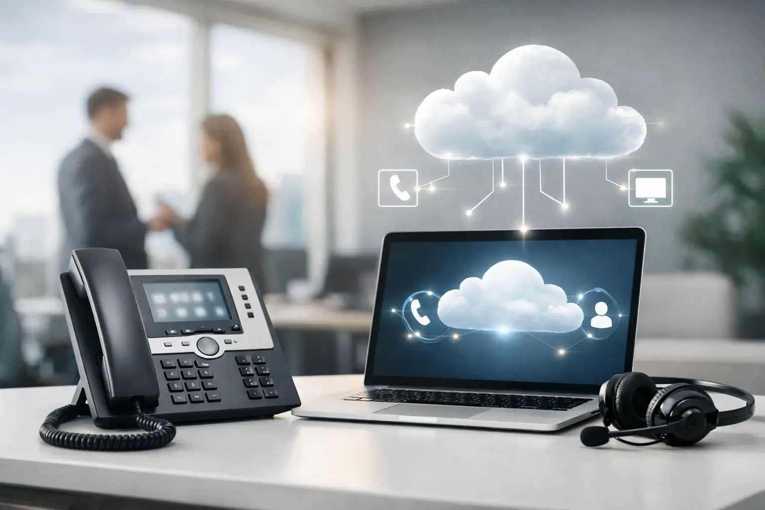 Conmutador en la nube para empresas: qué exige