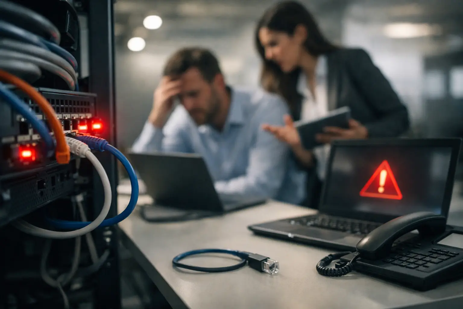 Fallas de red en empresa: causas reales