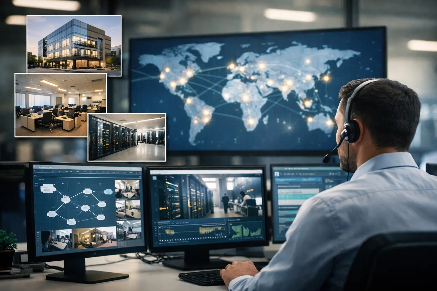 Monitoreo de red multisede sin puntos ciegos
