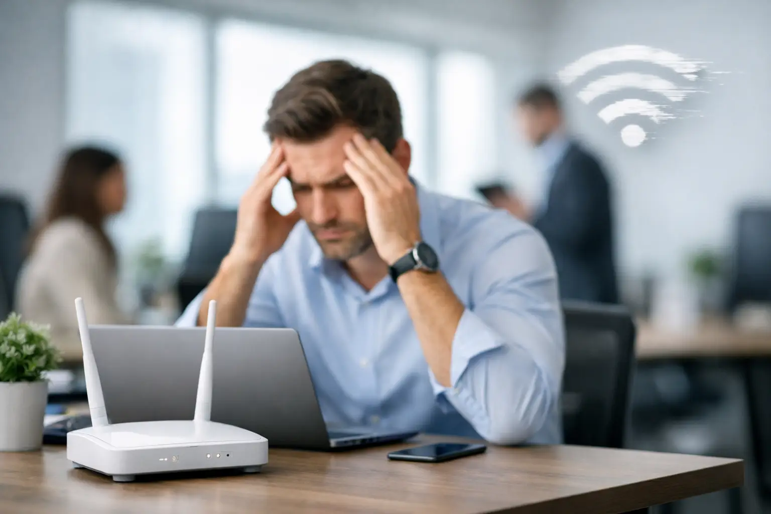 Por qué falla el wifi corporativo