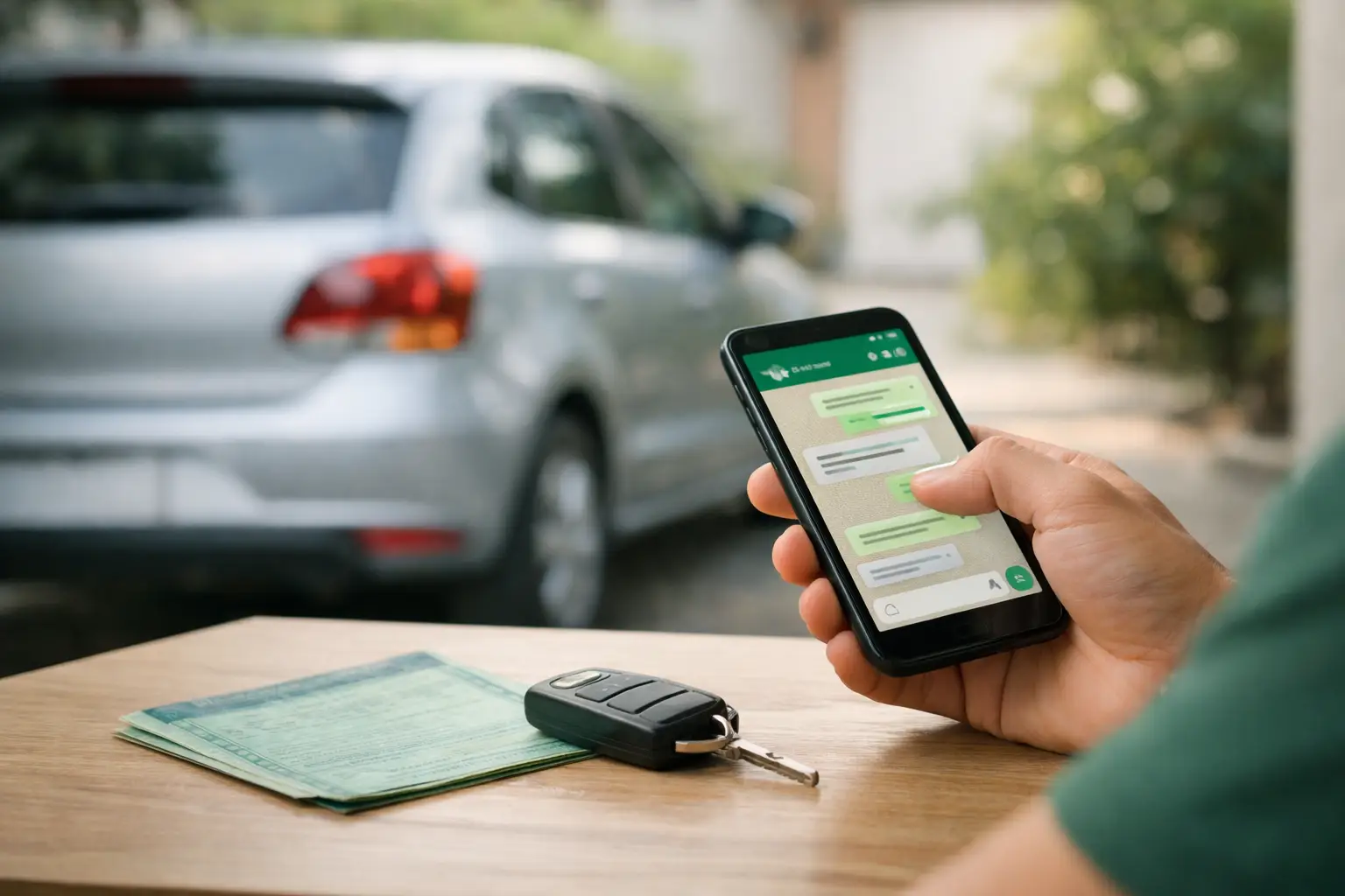 Consulta de pendências do veículo pelo WhatsApp