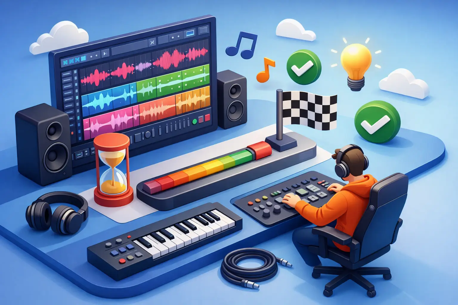 How to Finish Music Tracks Without Stalling