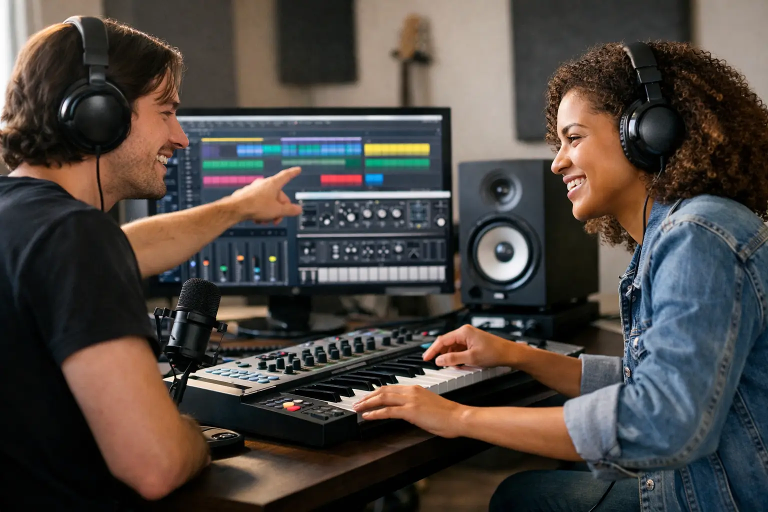 Interactive Music Production Lessons Work