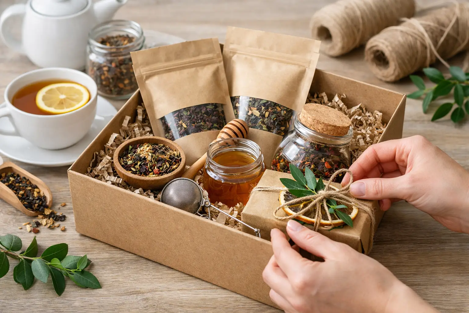Hoe thee cadeaupakket samenstellen?