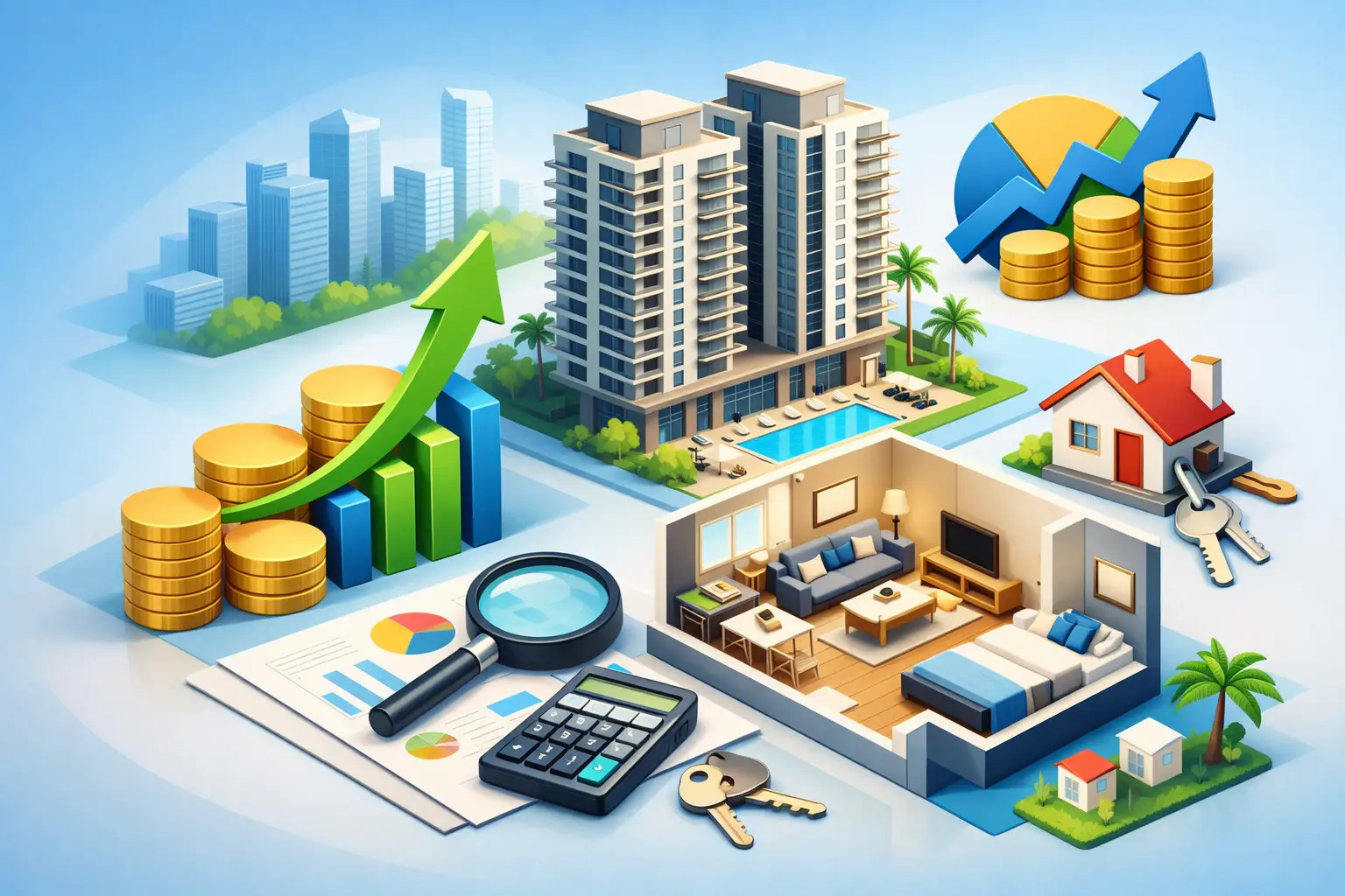 JVC Rental Yield Case Study for 1BR Investors