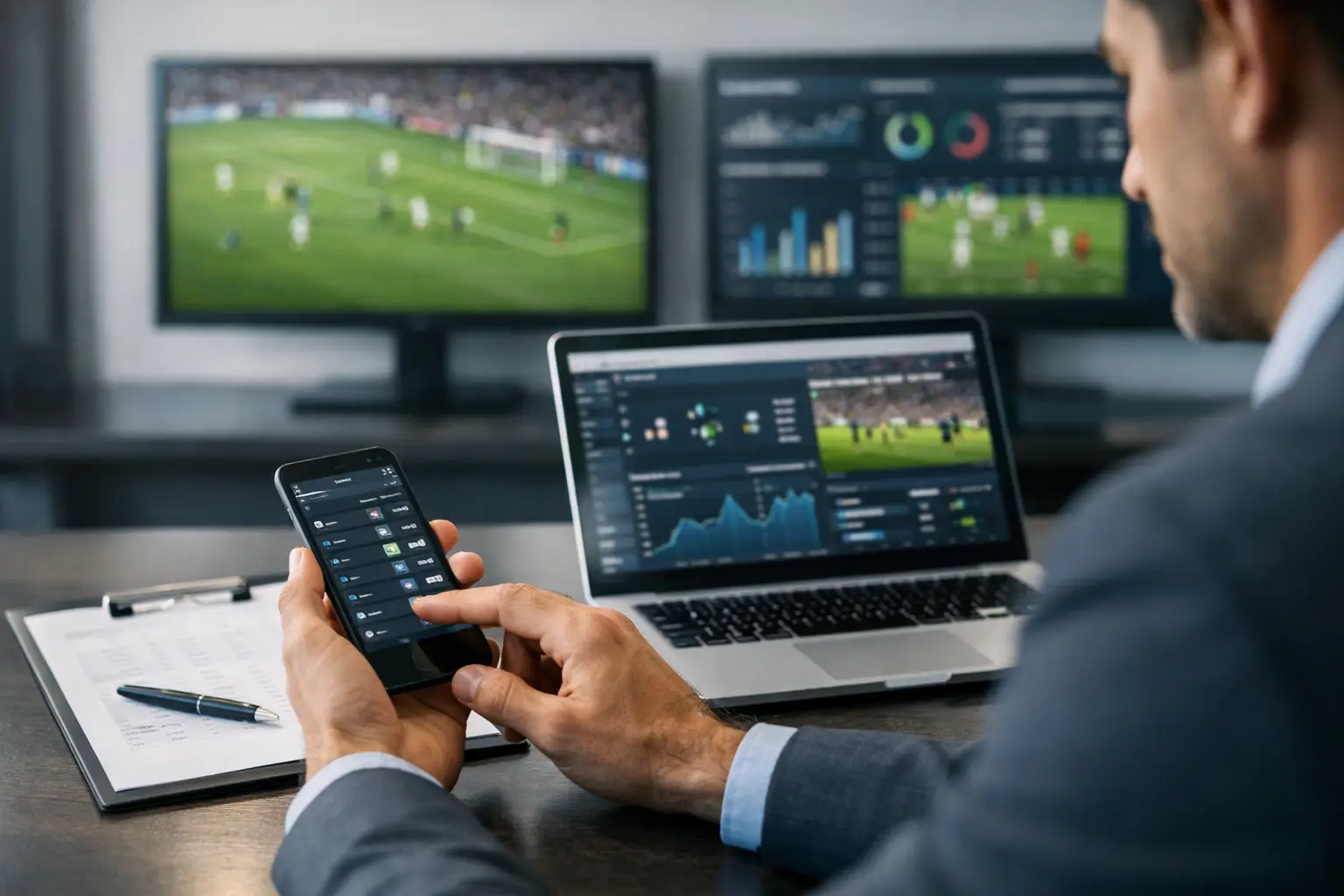 Control de resultados deportivos sin caos