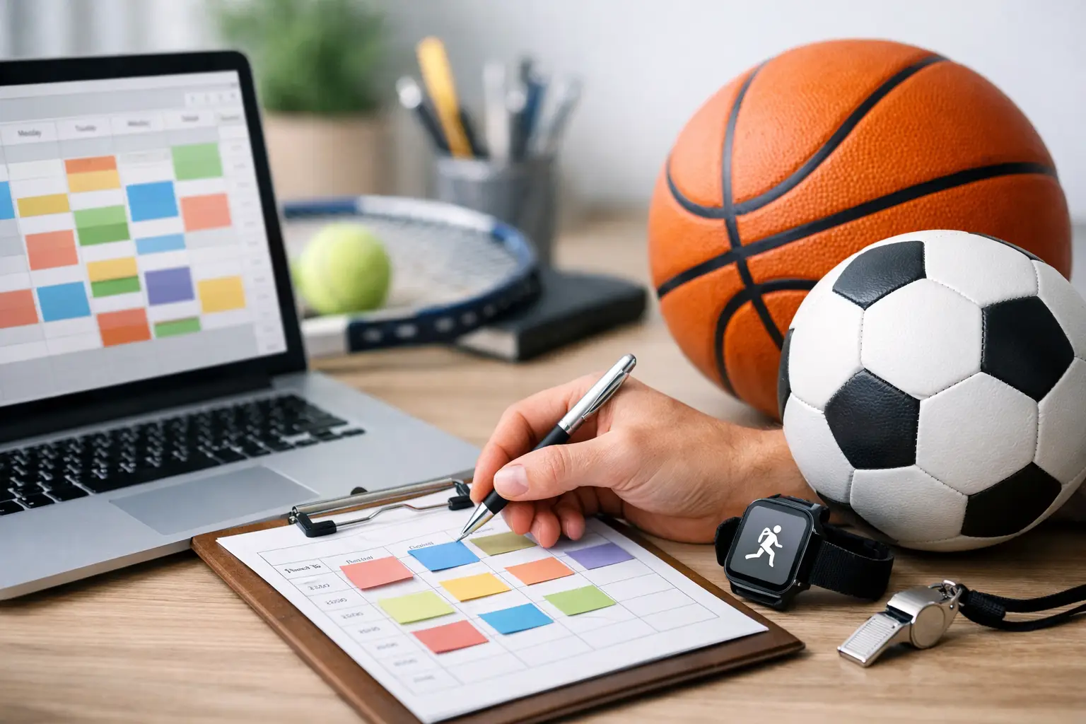 Gestión de horarios deportivos sin caos